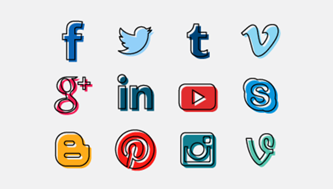 Social media icons