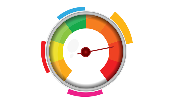 Speedtest gauge