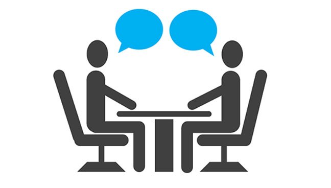 Interview vector